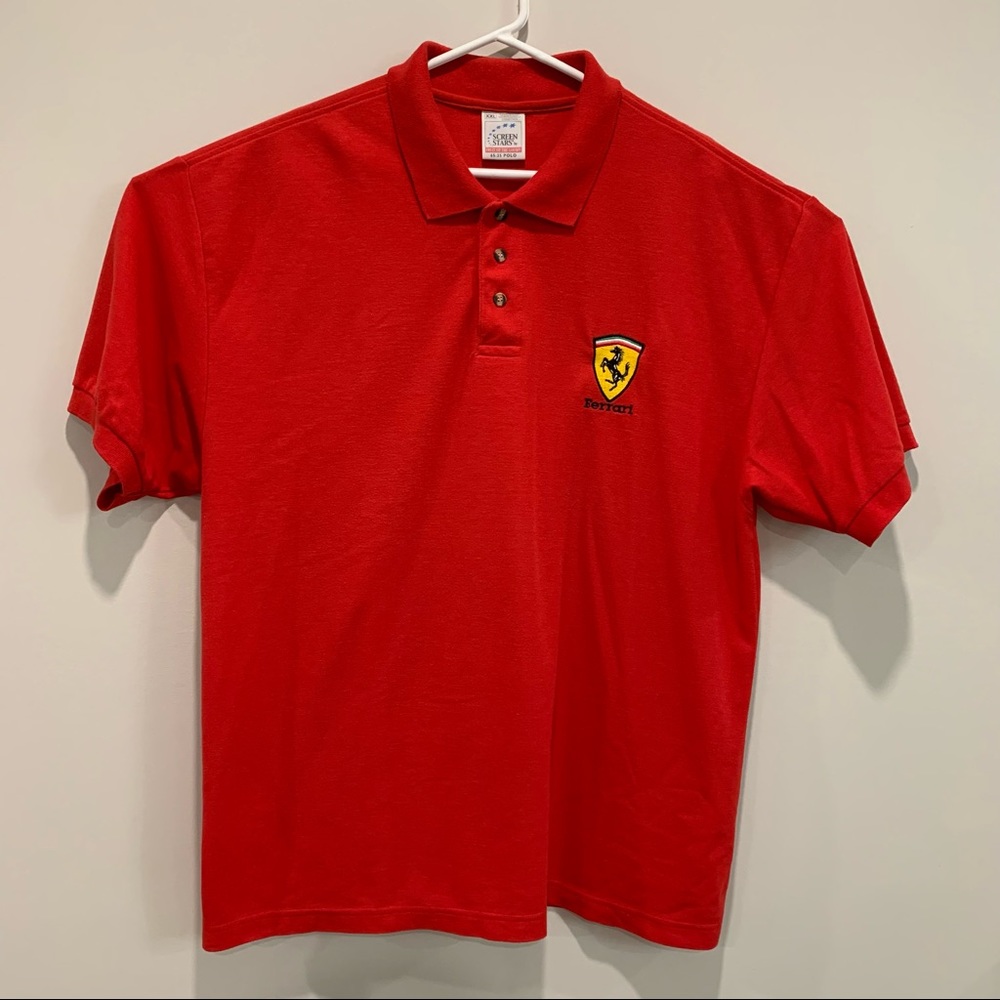 Vintage 80s Ferrari Polo Shirt